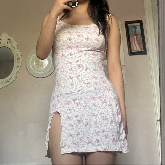 Y2K  Butterfly Dress - Picture 1 of 3